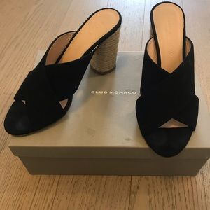 Club Monaco Atashia block heel sandals